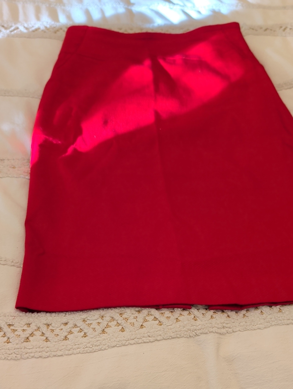 le chateau Red Women’s Pencil Skirt